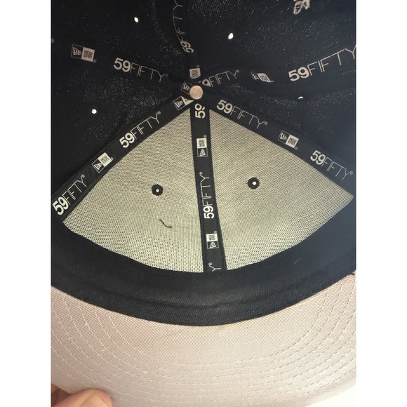 Supreme New Era Box Logo Champions Black SS21 (Used) 7 3/4